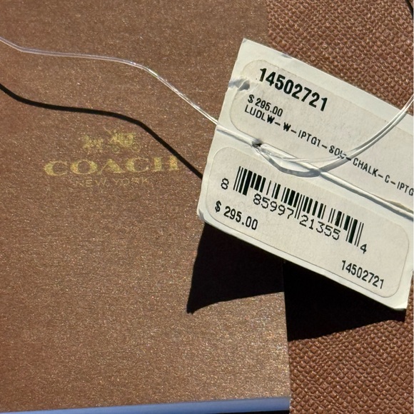 Coach Gold Rectangular Face Watch - Picture 6 of 7